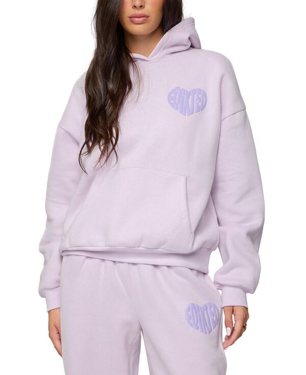 アディクテッド レディース アウター パーカー・スウェット Major Lovedikted Hoodie Lilac ライラック