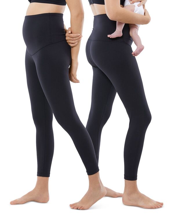 イングリッド\u0026イザベル レディース ボトムス レギンス Ingrid \u0026 Isabel Active Postpartum Light Compression Leggings Pack of 2 Black/Black 黒いこと