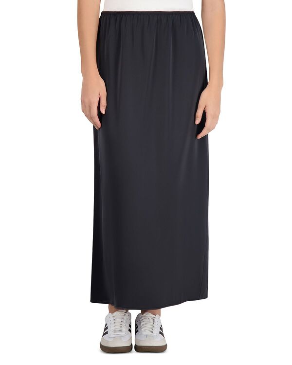ポイント レディース ボトムスカート サテン マキシ Point Satin Maxi Skirt Black ブラック|ReVida 店