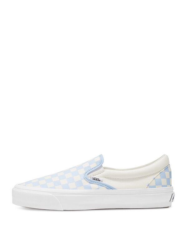 バンズ レディース シューズ スニーカー Vans Women\u0027s LX Classic Slip On 9 Sneakers Checkerboard Ice Metallic メタリック