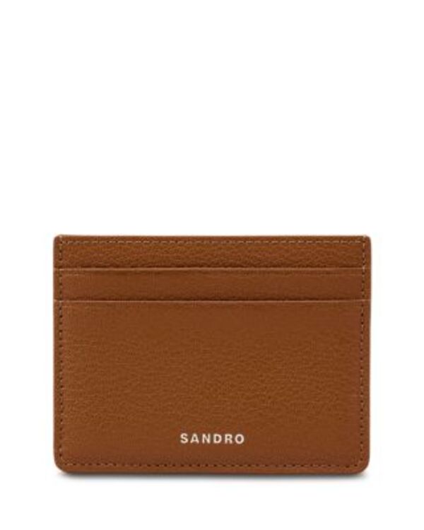 サンドロ メンズ アクセサリー 財布 Sandro Foldable Card Holder Cognac