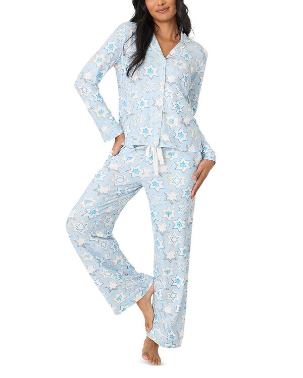 ピージェイサルベージ レディース アウター パーカー・スウェット ジャージー PJ Salvage PJ Savage You Had Me At Shalom Jersey Pajama Set Light Sky