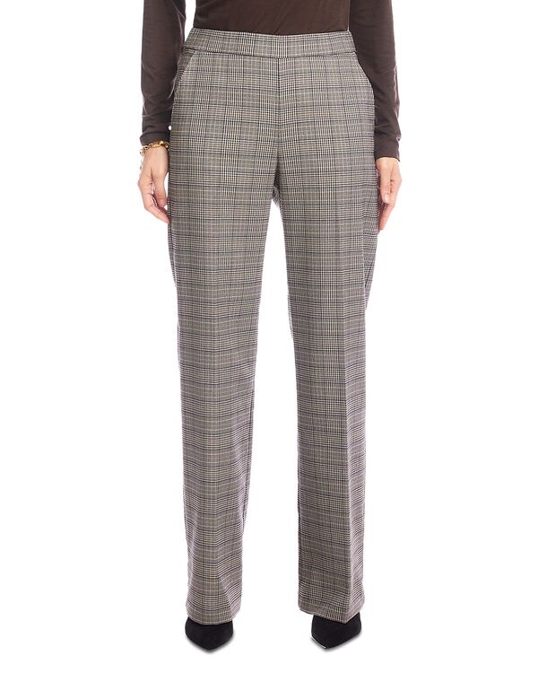 カレンケーン レディース ボトムス カジュアルパンツ ストレート Karen Kane Straight Leg Pants Plaid チェック