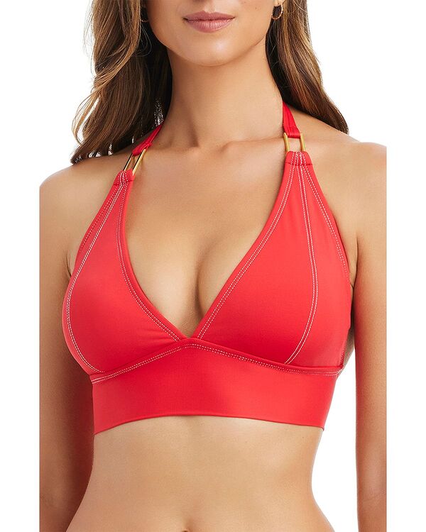 ブルーロッドビーティ レディース 水着 トップのみ ホルター Bleu Rod Beattie Halter Hardware Bikini Top Golden Gates