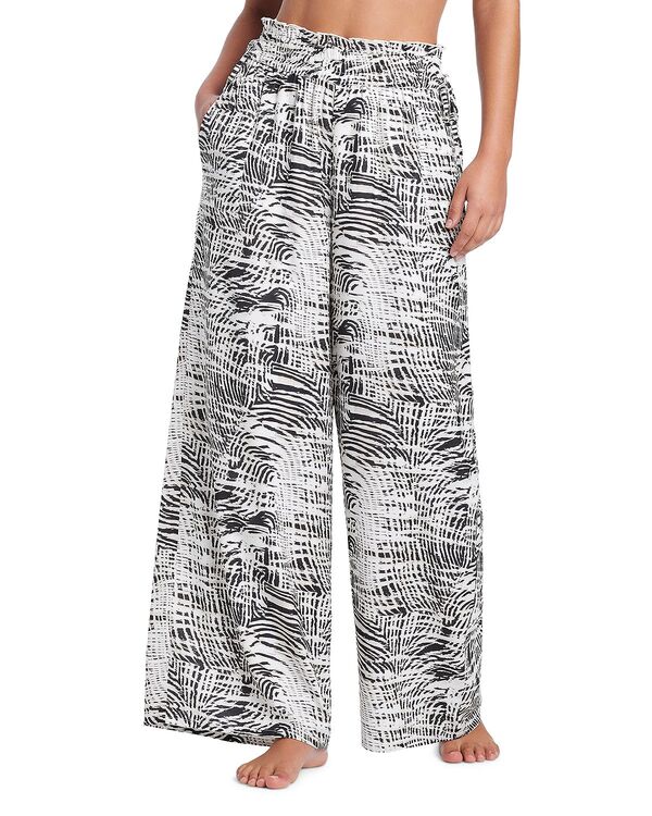 レッドカーター レディース ボトムス カジュアルパンツ ワイドレッグ Red Carter Wide Leg Pantswim Cover Up Black Multi ブラック