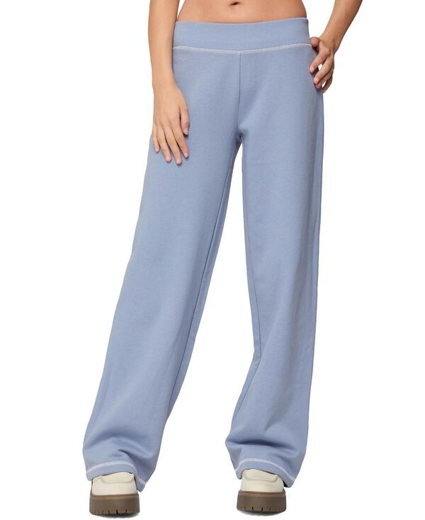アディクテッド レディース ボトムス カジュアルパンツ スウェットパンツ Edikted Miami Babe Sweatpants Blue ブルー|ReVida 店
