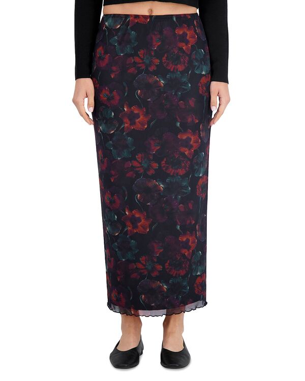 ポイント レディース ボトムスカート メッシュ マキシ Point Mesh Maxi Skirt Dark Red レッド|ReVida 店