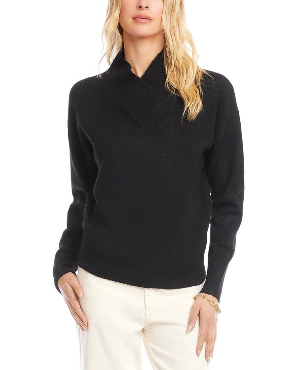 カレンケーン レディース アウター ニット・セーター Karen Kane Shawl Collar Sweater Black ブラック