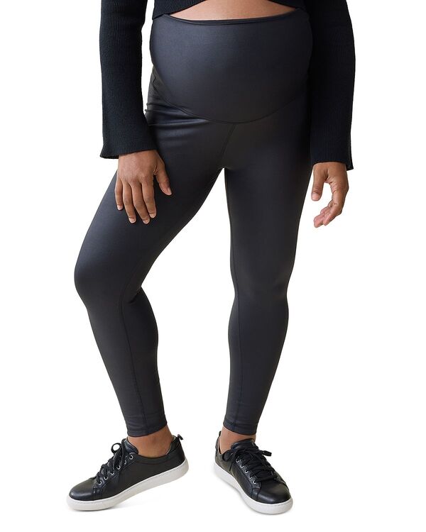 イングリッド\u0026イザベル レディース ボトムス レギンス マタニティ Ingrid \u0026 Isabel Maternity Gloss Leggings Black 黒いこと