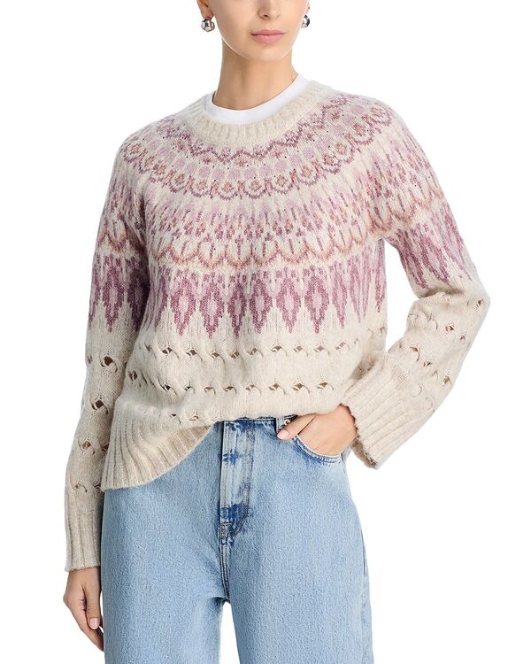 スティーブ マデン レディース アウター ニット・セーター STEVE MADDEN Suzette Open Stitch Sweater Multi マルチカラー