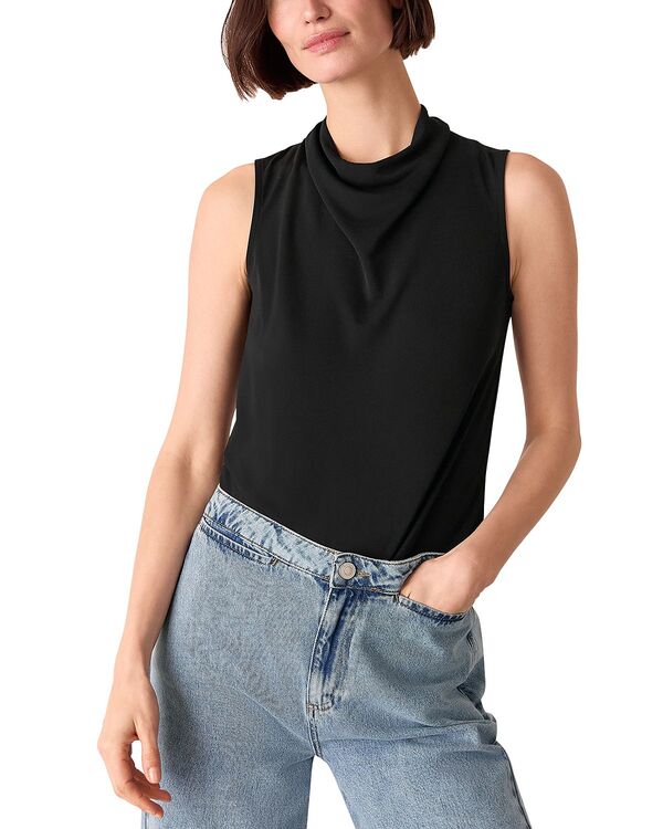 ホイッスルズ レディース トップス シャツ ノースリーブ Whistlesleeveless Cowlneck Top Black ブラック