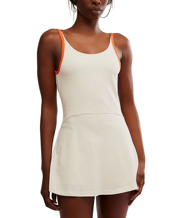 フリーピープル レディース ボトムスカート Free People Hot Shot Skortsie Dress White ホワイト