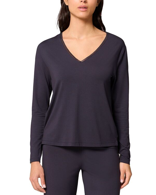シモーヌペレール レディース アウター パーカー・スウェット Simone Perele Aurore Pajama Top Full Moon