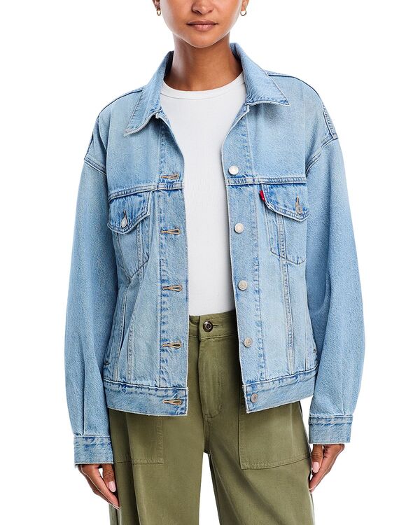 リーバイス レディース アウター ジャケット・ブルゾン デニム Levi 90s Denim Trucker Jacket She Knew デニム