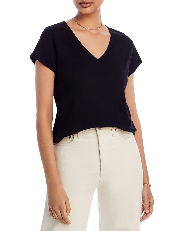 ヴェルヴェットバイグラハムスペンサー レディース トップス Tシャツ Vネック Velvet by Graham \u0026 Spencer Jilian V-Neck Tee Black ブラック