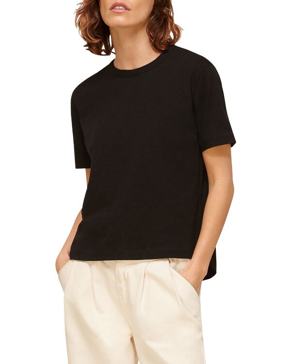 ホイッスルズ レディース トップス Tシャツ Whistles Emily Ultimatee Black ブラック