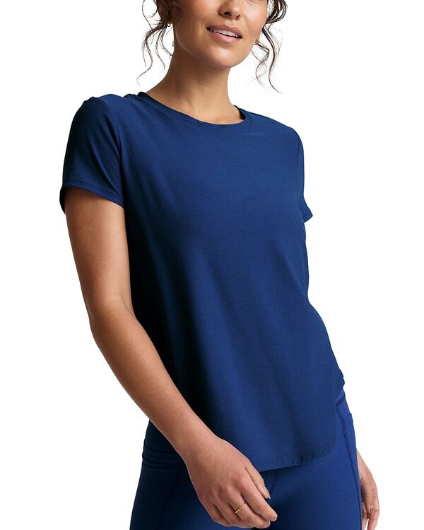 ビヨンドヨガ レディース トップス Tシャツ ダウン Beyond Yoga On The Down Low Tee Marine Blue ブルー