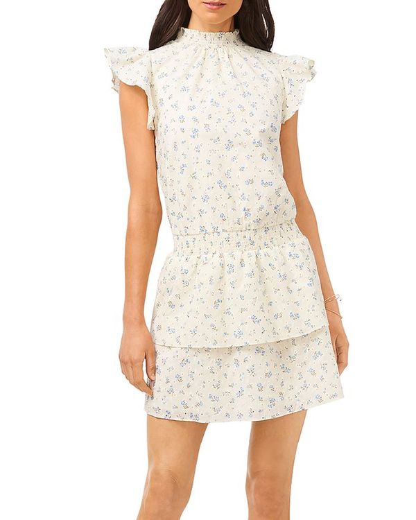 ポイント10倍 楽天市場 ワンステイト レディース ワンピース トップス Flutter Sleeve Printed Dress Soft Ecru Revida 楽天市場店 年最新海外 Secom Com Uy