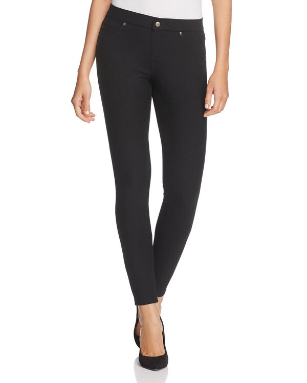 ヒュー レディース ボトムス レギンス デニム フリース HUE Fleece-Linedenim Leggings Black ブラック