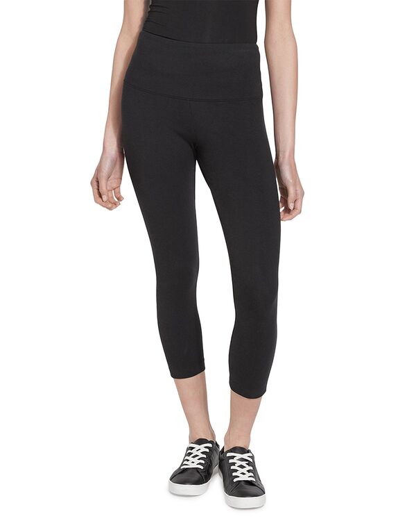 リジー レディース ボトムス レギンス コットン クロップド Lyss Cotton Stretch Cropped Leggings Black ブラック