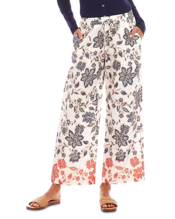 カレンケーン レディース ボトムス カジュアルパンツ ワイドレッグ Karen Kane Wide Leg Pants Print