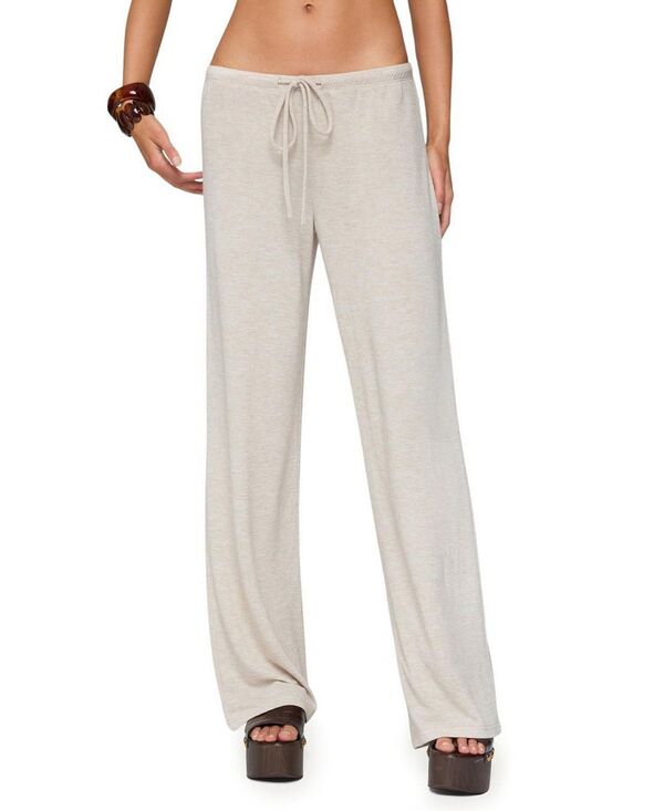 アディクテッド レディース ボトムス カジュアルパンツ Edikted Camdyn Loose Fit Pants Beige ベージュ