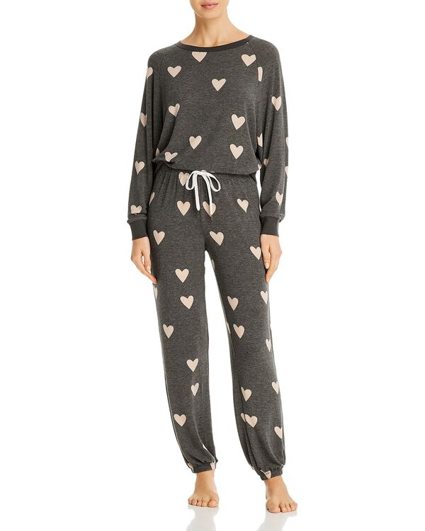 ハニーデュー インティメッツ レディース アウター パーカー・スウェット Honeydew Star Seeker Pajama Set Heart - Exclusive Black/Heart 黒いこと
