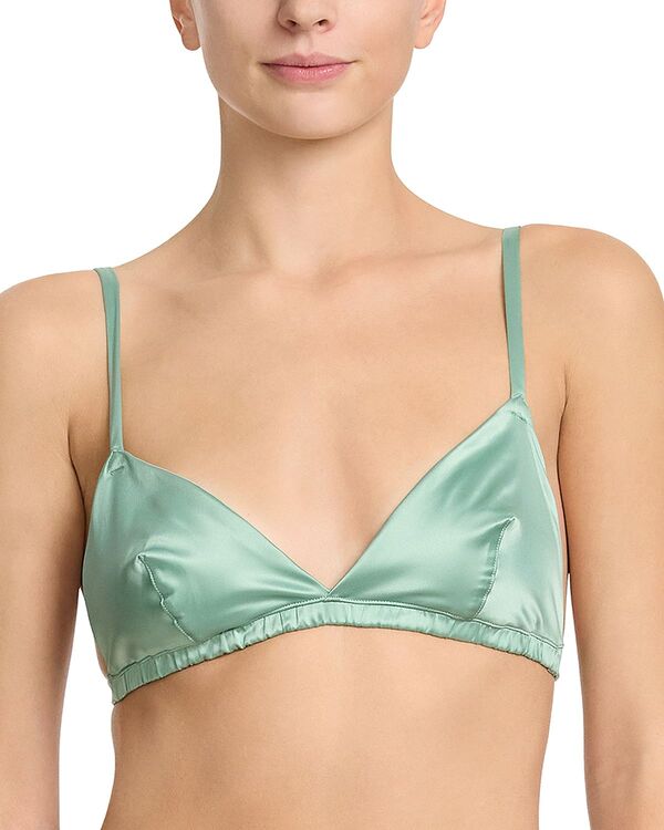 ハンキーパンキー レディース アンダーウェア ブラジャー サテン Hanky Panky Satin Sleep Bralette Green Tea グリーン 14,804円