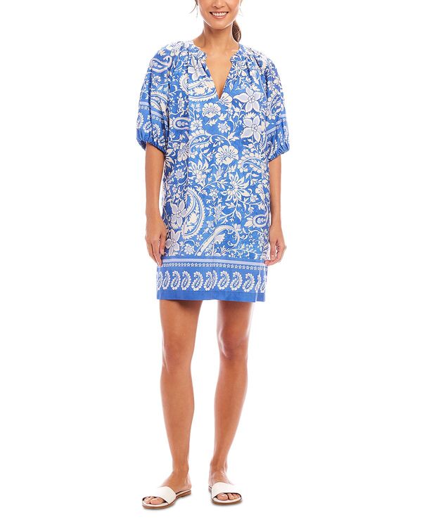 カレンケーン レディース トップス ワンピース プリント Karen Kane Printed Puff Sleeve Peasant Dress Floral Print
