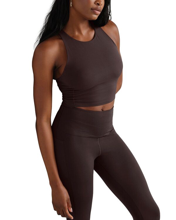 ローヌ レディース アンダーウェア ブラジャー Rhone Revive Long Sports Bra Dark Espresso