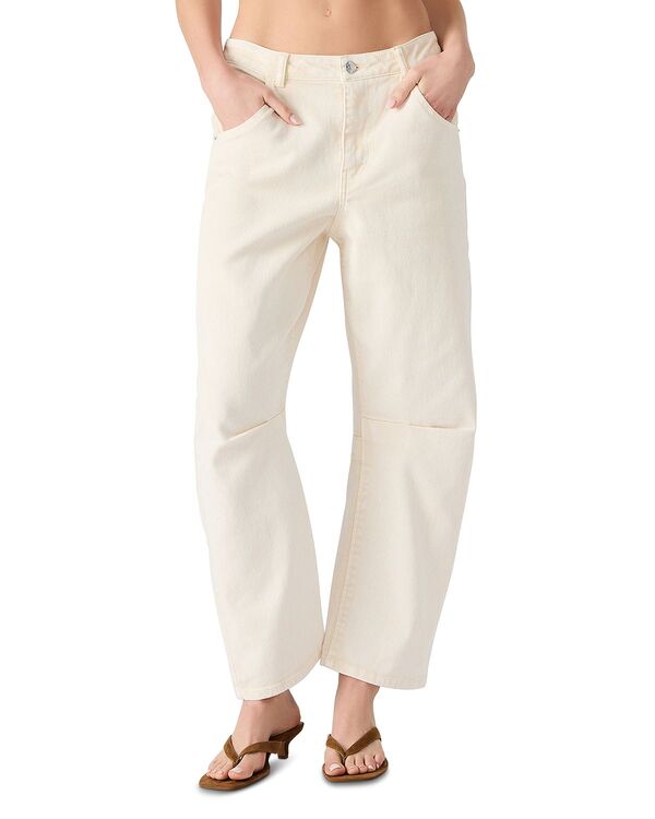スティーブ マデン レディース ボトムス デニムパンツ ジーンズ STEVE MADDEN Hart Barrel Jeans in Cream クリーム