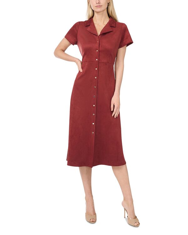 ヴィンスカムート レディース トップス ワンピース ボタンダウン ミディ ダウン VINCE CAMUTO Tie Back Button Down Midi Dress Rustic