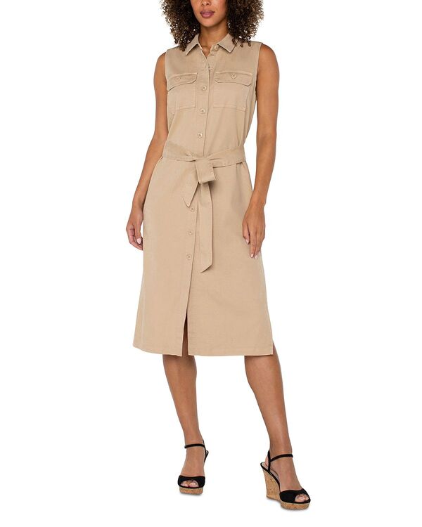 リヴァプール ロサンゼルス レディース トップス シャツ ノースリーブ Liverpoolos Angelesleevelesshirtdress Cappuccino
