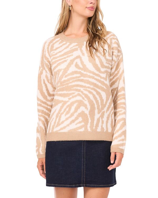ヴィンスカムート レディース アウター ニット・セーター クルーネック VINCE CAMUTO Crewneck Sweater Coastal Beige ベージュ 10,765円