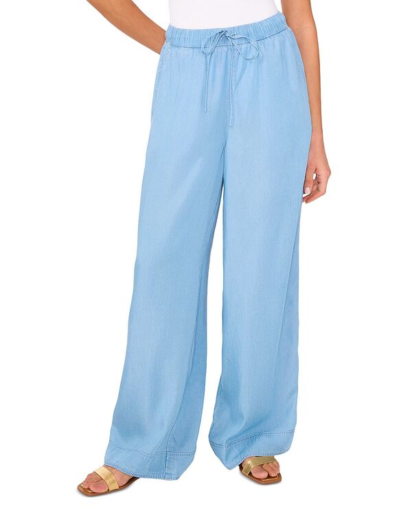 ヴィンスカムート レディース ボトムス カジュアルパンツ ワイドレッグ VINCE CAMUTO Drawstring Wide Leg Pants Indigo インディゴ