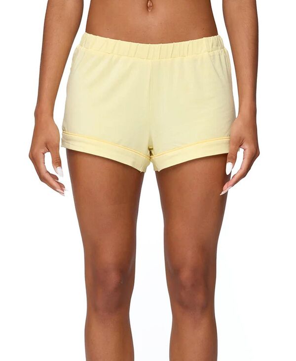 アディクテッド レディース ボトムス ハーフパンツ・ショーツ ショートパンツ Edikted Tezlie Shorts Yellow イエロー