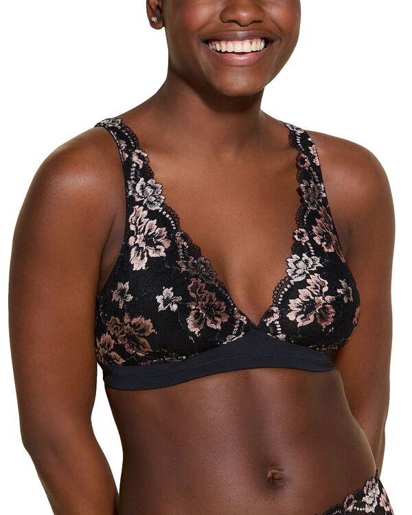 コサベラ レディース アンダーウェア ブラジャー レース Cosabella Savona Lace Bralette Black/Mandorla ブラック