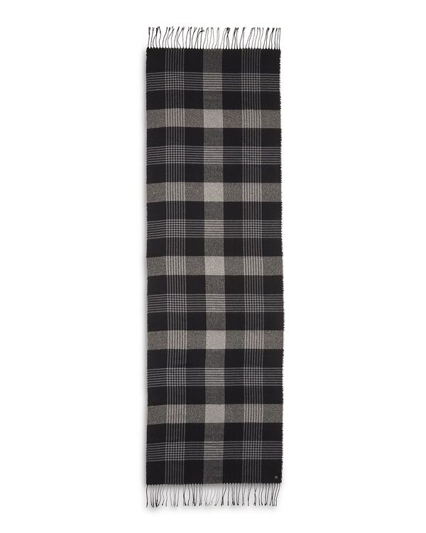 フラース レディース 付属品 えり巻き・袈裟・えり巻き FRAAS V Metallic Plaid Scarf - Exclusive Caviar メタリック