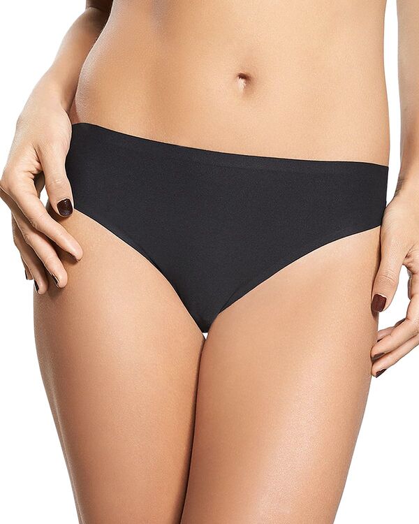 シャントル レディース アンダー御召しもの ズボン下 Chantelle Soft Stretch One-Size Seamless Thong Black 黒いこと