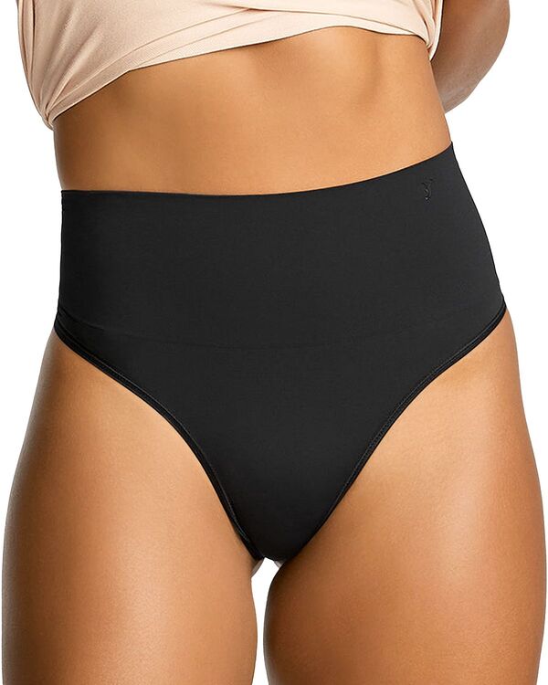 ユーミー レディース アンダー御召しもの ズボン下 Yummie Ultralight Seamless Thong Black 黒いこと