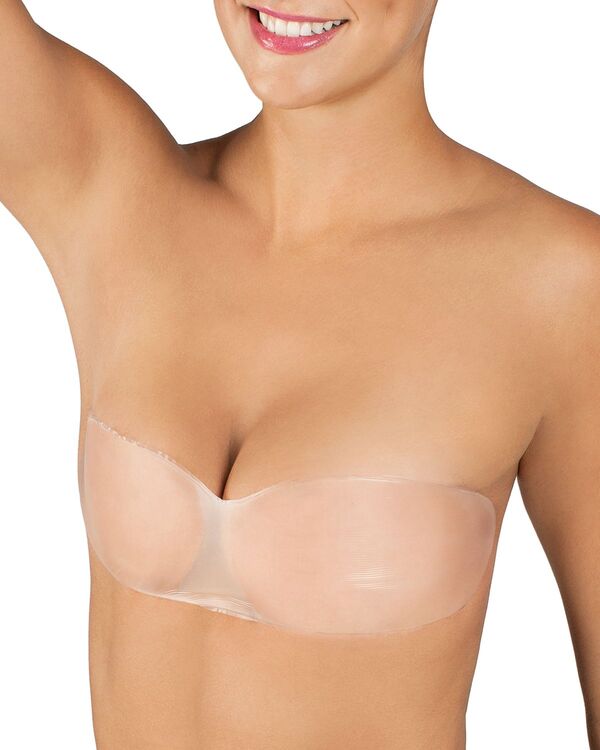 流行り物質問用紙 レディース アンダー御召しもの ブラ 後押し食い違い ストラップレス Fashion Forms Backless \u0026 Straplessilicone Skin Bandeau Nude