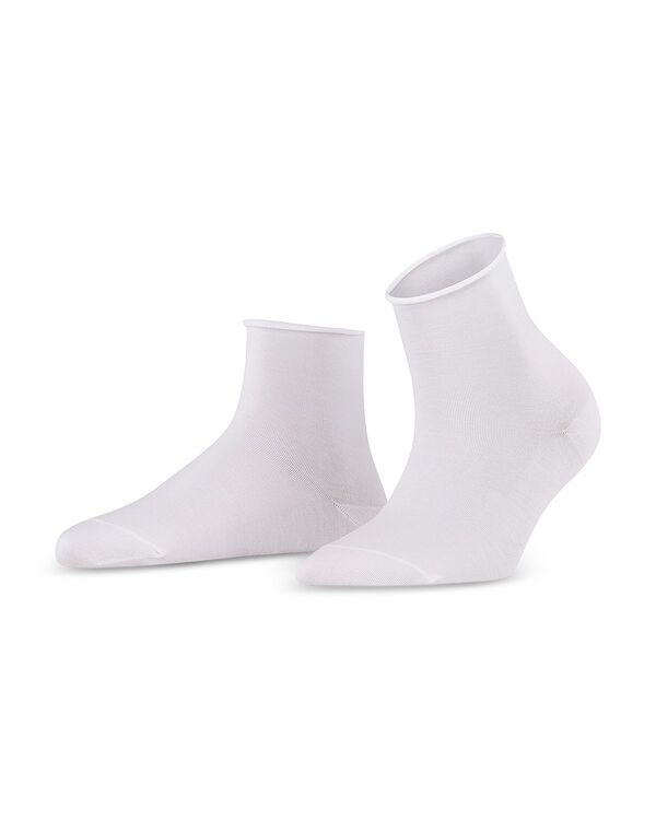 ファルケ レディース アンダーウェア 靴下 コットン Falke Cotton Touch Short Socks White ホワイト