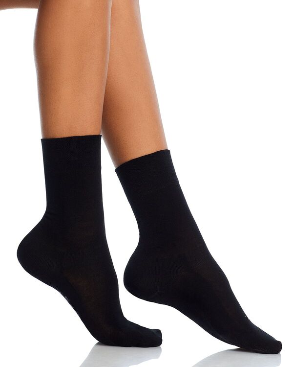 ファルケ レディース アンダーウェア 靴下 Falke Perfect Fit Socks Black ブラック