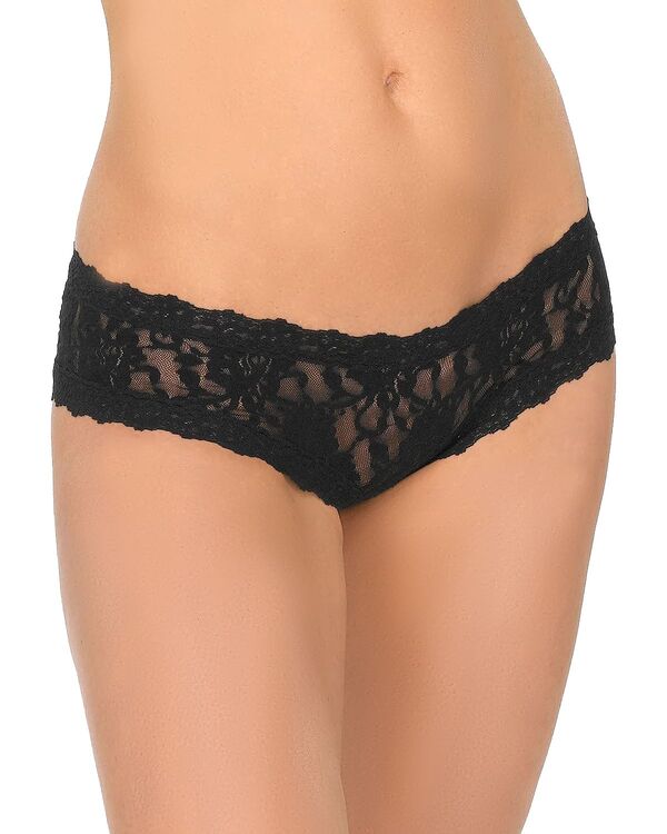 ハンキーパンキー レディース アンダーウェア パンツ Hanky Panky After Midnight Signature Open Panel Cheeky Hipster Black ブラック