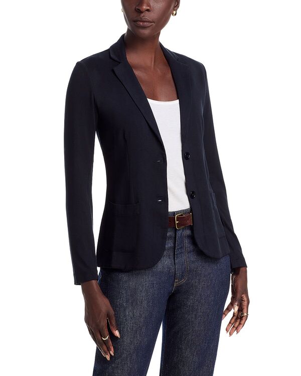 マジェスティック レディース アウター ジャケット・ブルゾン ブレザー Majestic Filaturesoftouch Two Button Blazer Marine