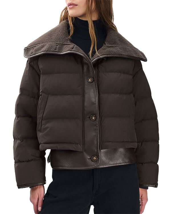 ラグアンドボーン レディース アウター ジャケット・ブルゾン rag & bone Gloria Puffer Jacket Brown ブラウン