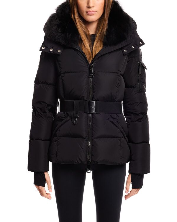 総締め レディース アウター 上衣・上衣 キルティング 落ちこむ SAM. Delilah Quiltedown Jacket Black 黒いこと