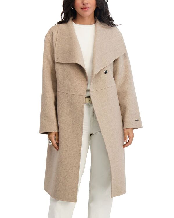 タハリ レディース アウター コート Tahari Cocoat Oatmeal オートミール|ReVida 店