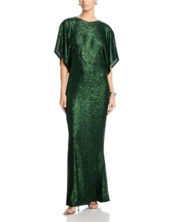 ノーマカマリ レディース トップス ワンピース Norma Kamali Reverse Obie Gown Dark Emerald エメラルド｜ReVida 店