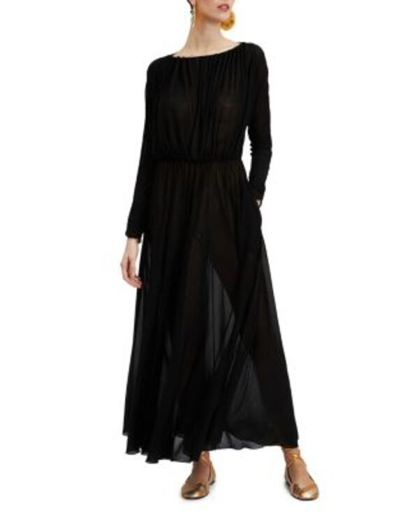 ラ・ダブル・ジェイ レディース トップス ワンピース La DoubleJ Demeter Dressolid Black ブラック｜ReVida 店